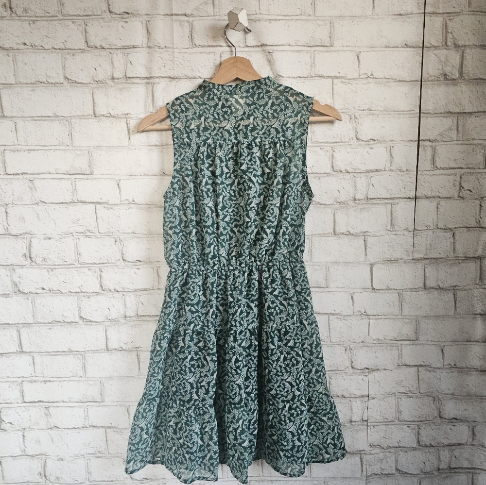 Mossimo Supply Co Green Sleeveless V-neck Sundress - Picture 2 of 11